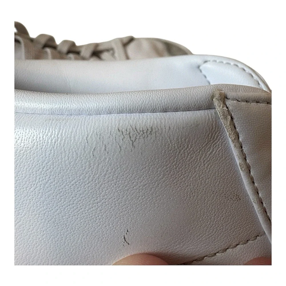Nike Men's Blazer Sneakers White Mantra Orange Swoosh Size14 Basketball